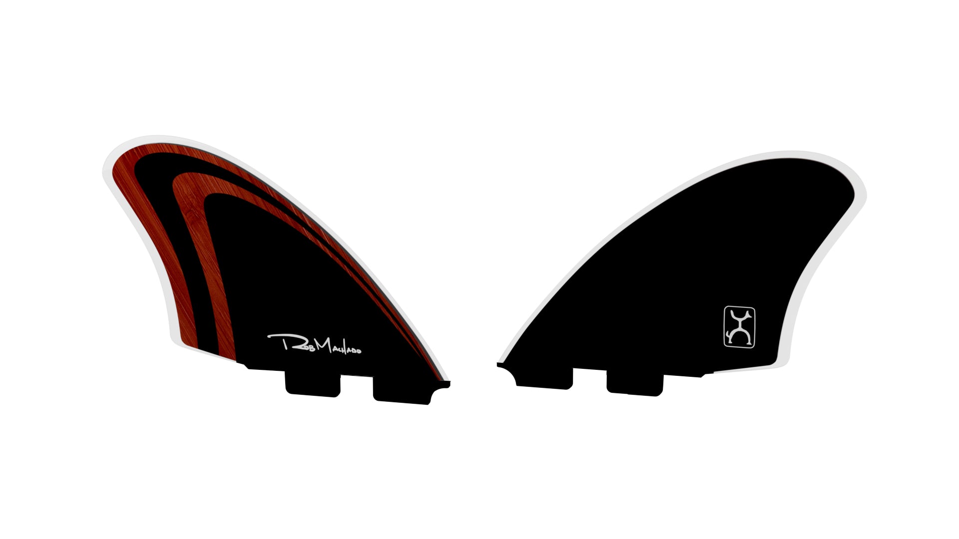 Machado Twin Keel Fin Set