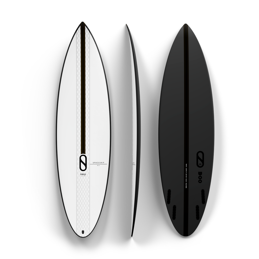 Firewire Spaceship High-performance Shortboard — full deck view
